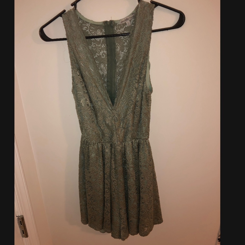 Olive green romper